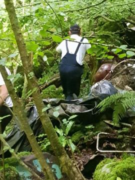 Sanacija črnega odlagališča – Banova jama 078